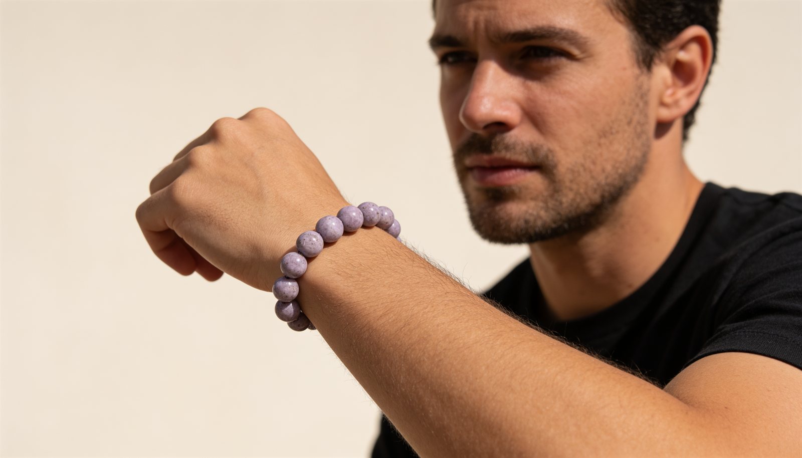 simple-line-lepidolite-worn-man