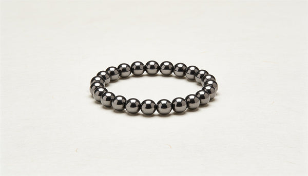 Hematite Bracelet — Grounding & Focus | Simple Line