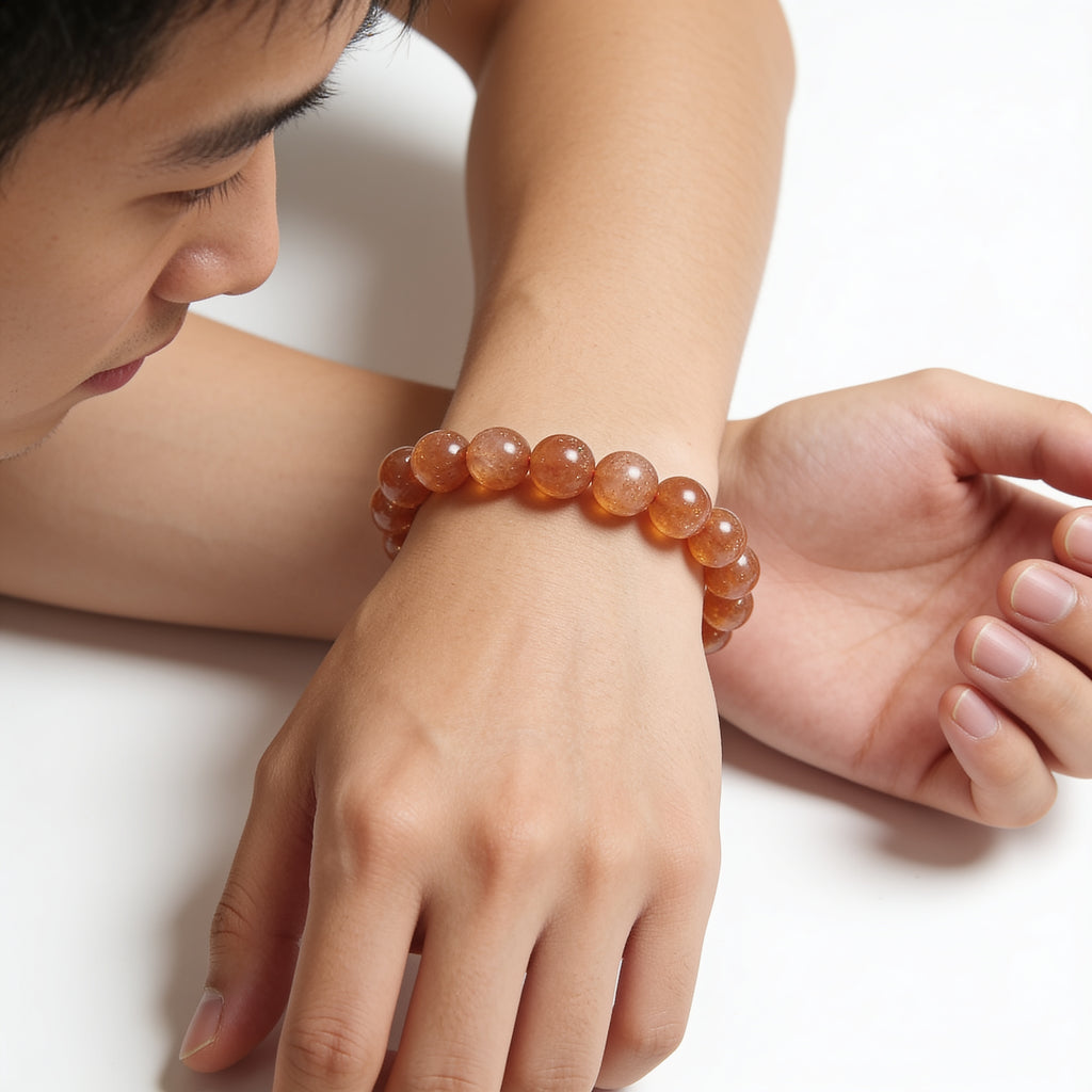Carnelian Bracelet — Creativity & Drive | Simple Line