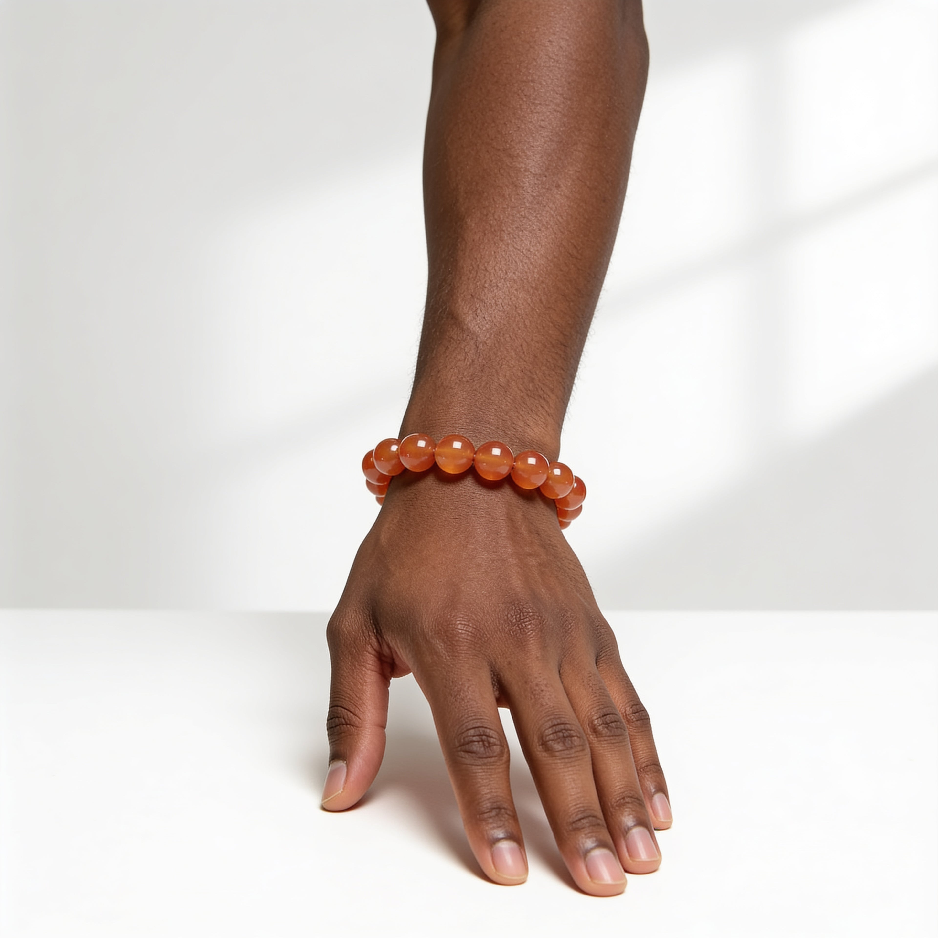 Carnelian Bracelet — Creativity & Drive | Simple Line