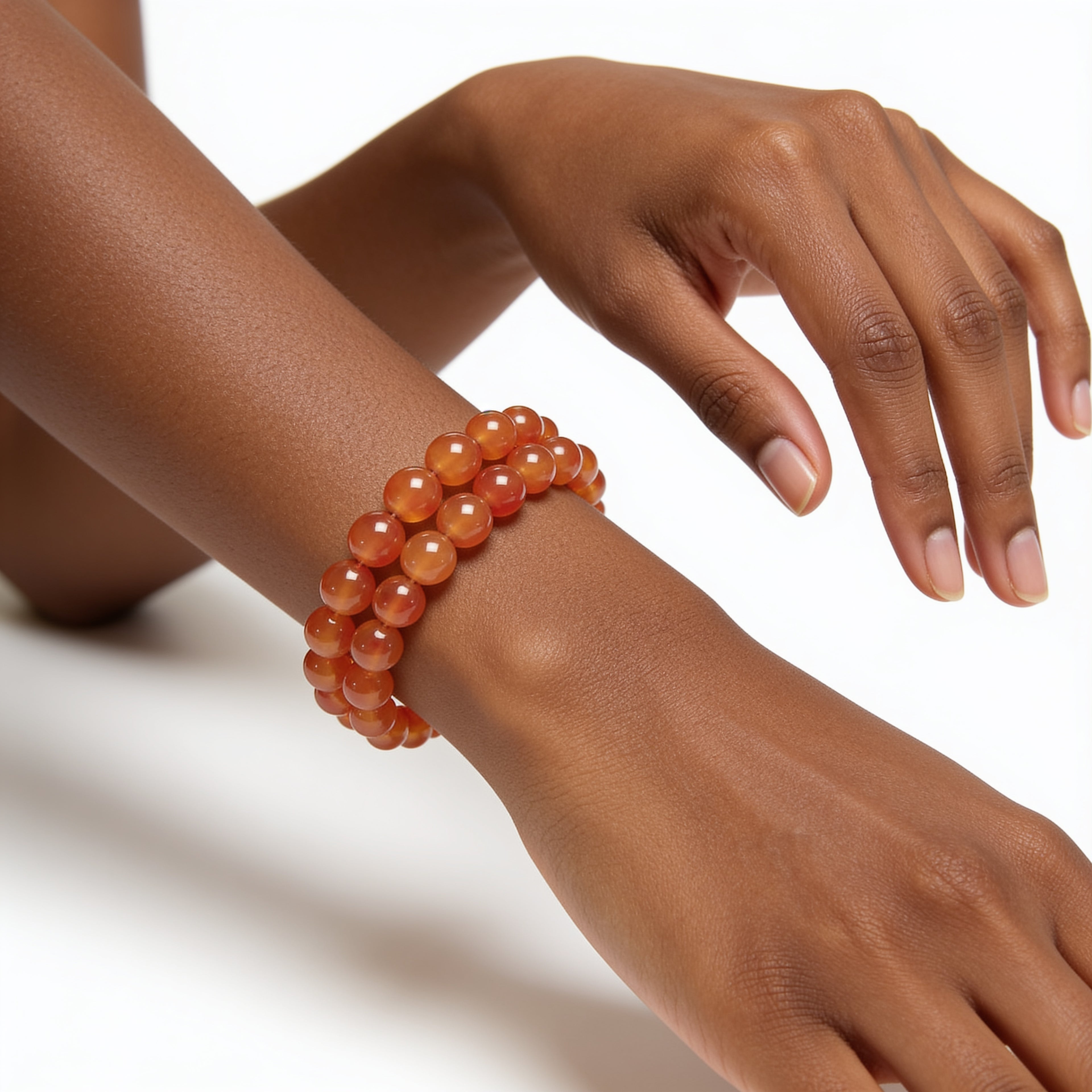 Carnelian Bracelet — Creativity & Drive | Simple Line