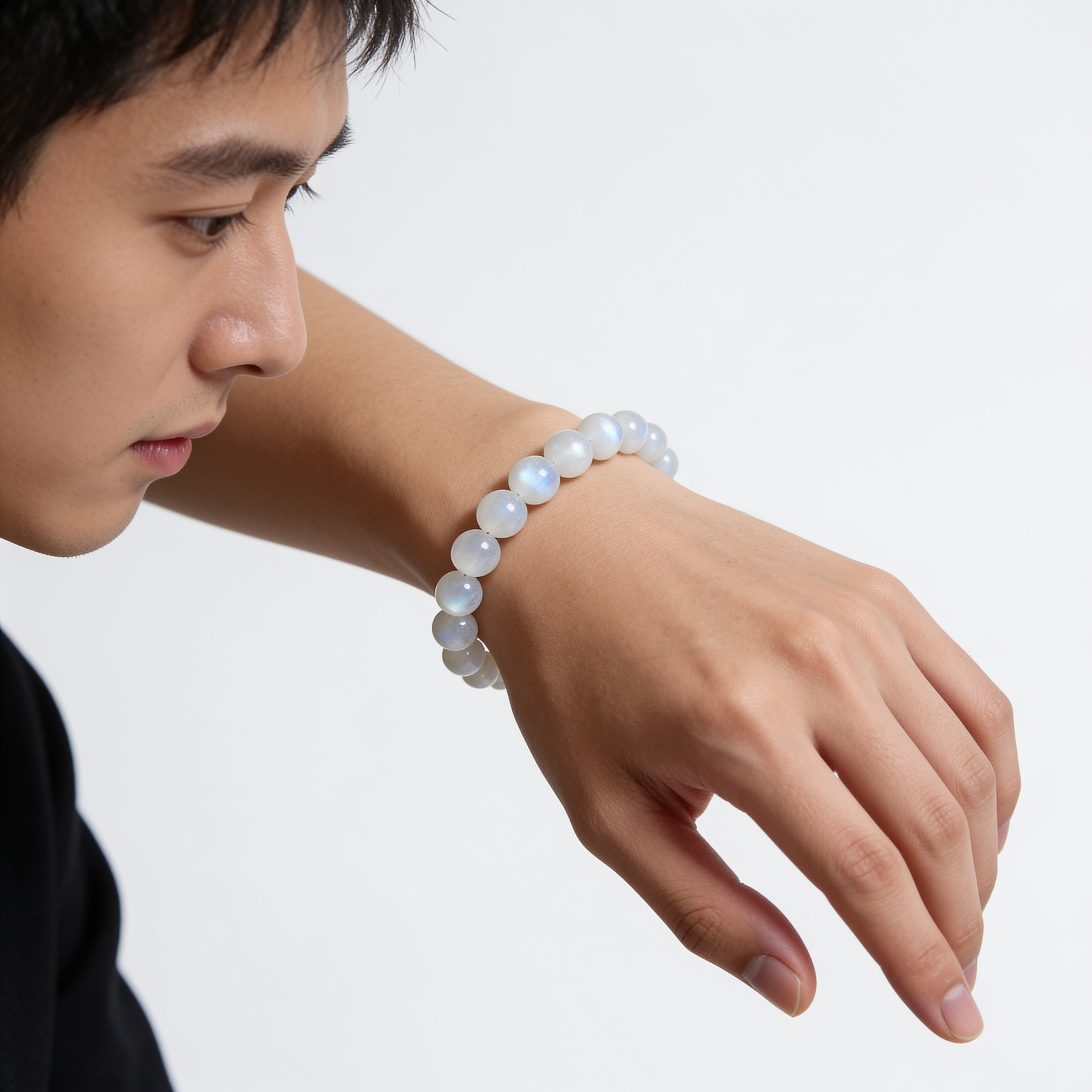 Moonstone Bracelet — Intuition & New Beginnings | Simple Line