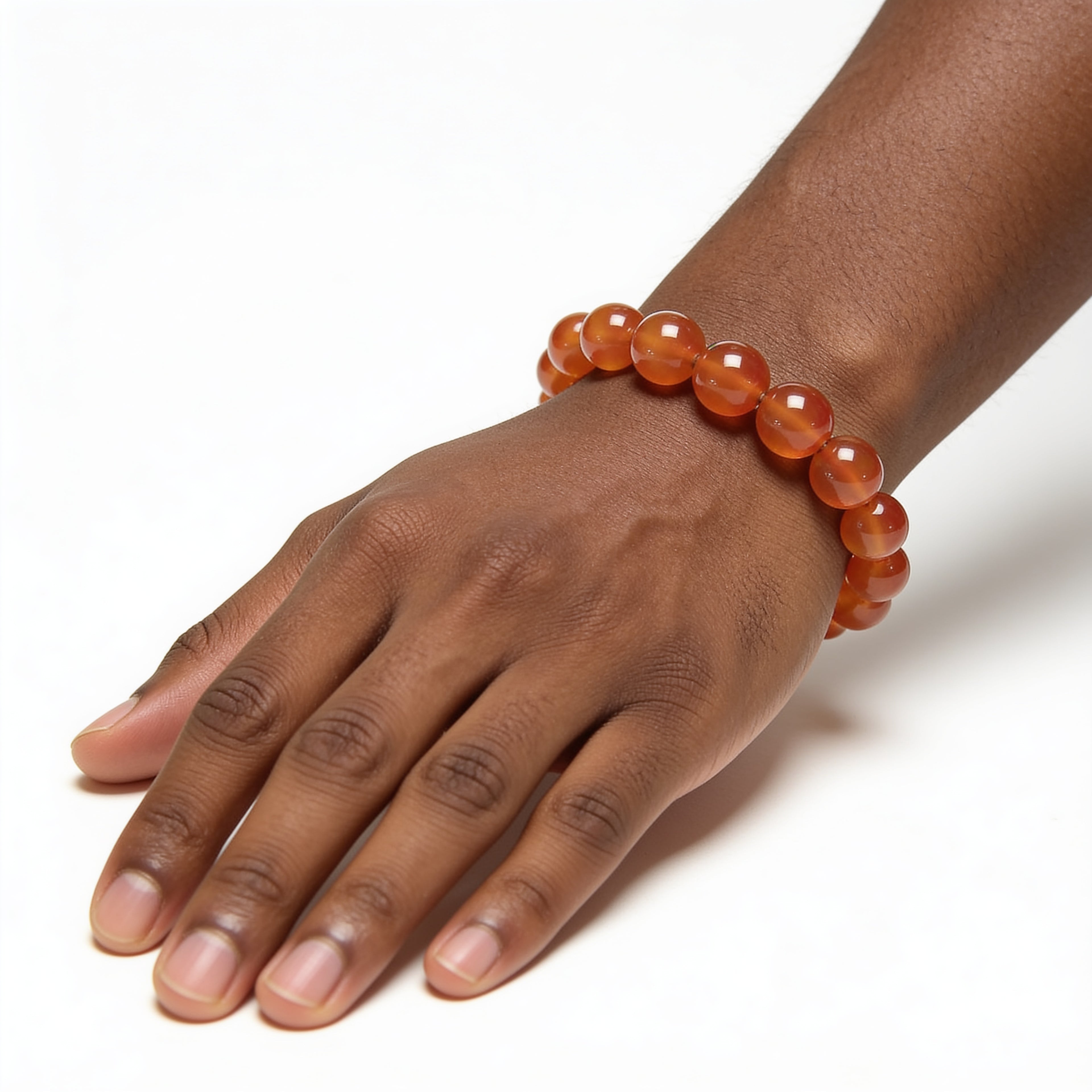 Carnelian Bracelet — Creativity & Drive | Simple Line