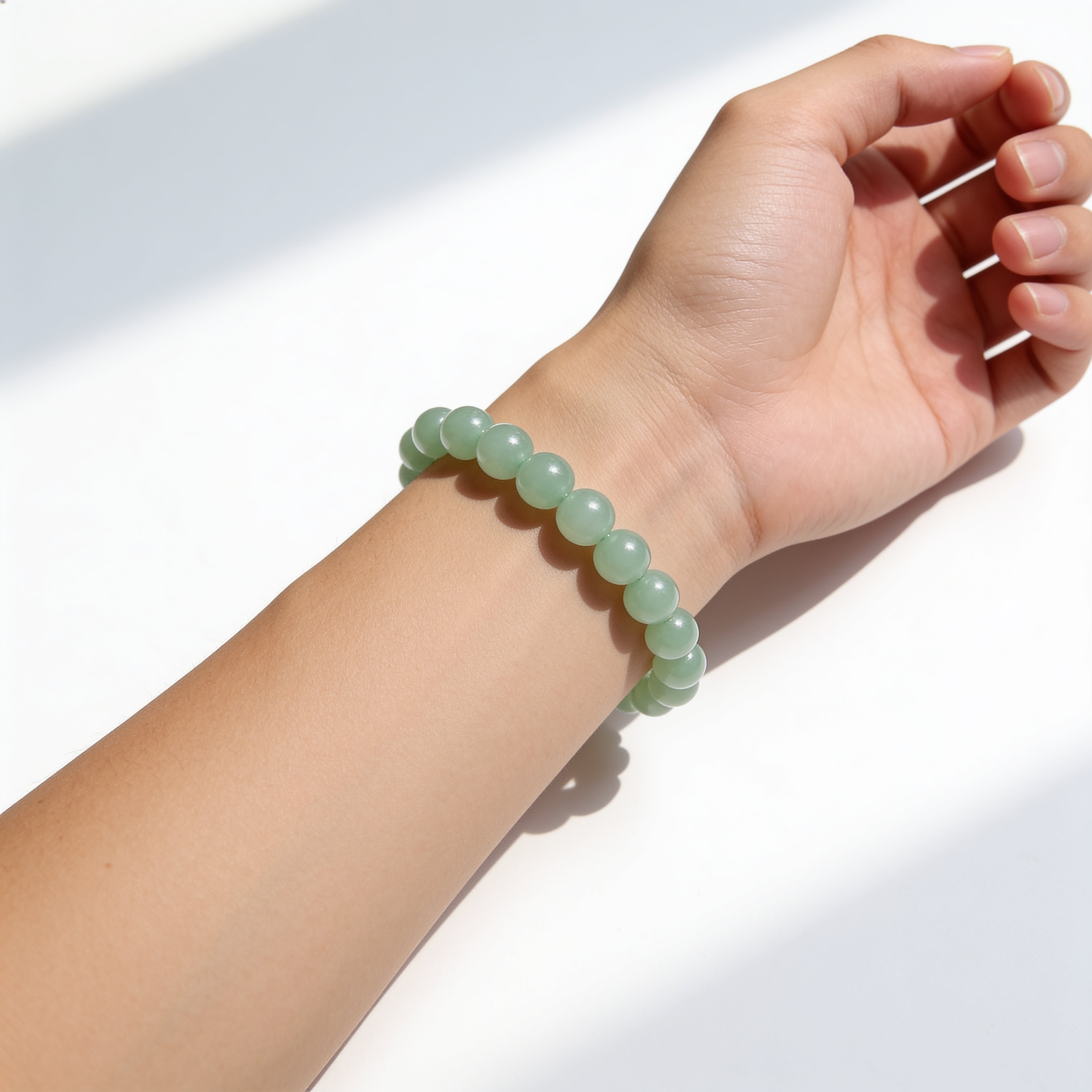 Amazonite Bracelet — Boundaries & Honest Words | Simple Line