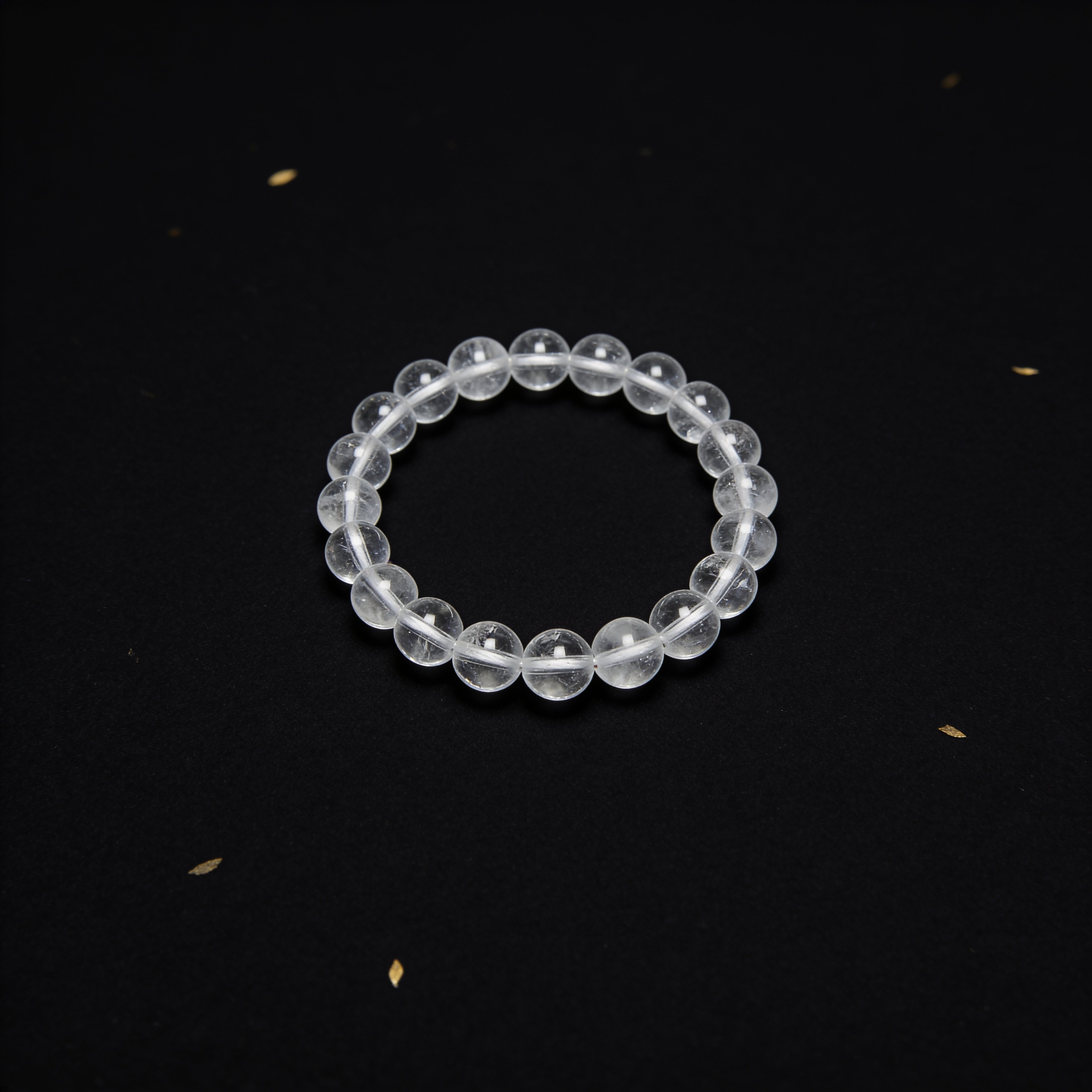 水晶 (クリアクォーツ) ブレスレット — 浄化・万能 | シンプルライン