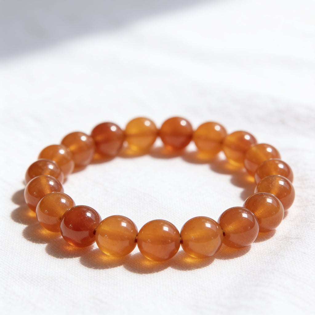 Carnelian Bracelet — Creativity & Drive | Simple Line