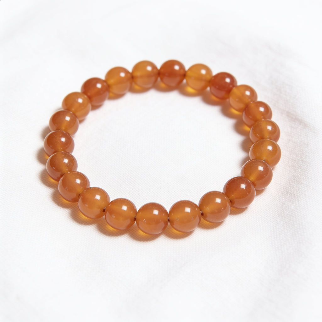 Carnelian Bracelet — Creativity & Drive | Simple Line