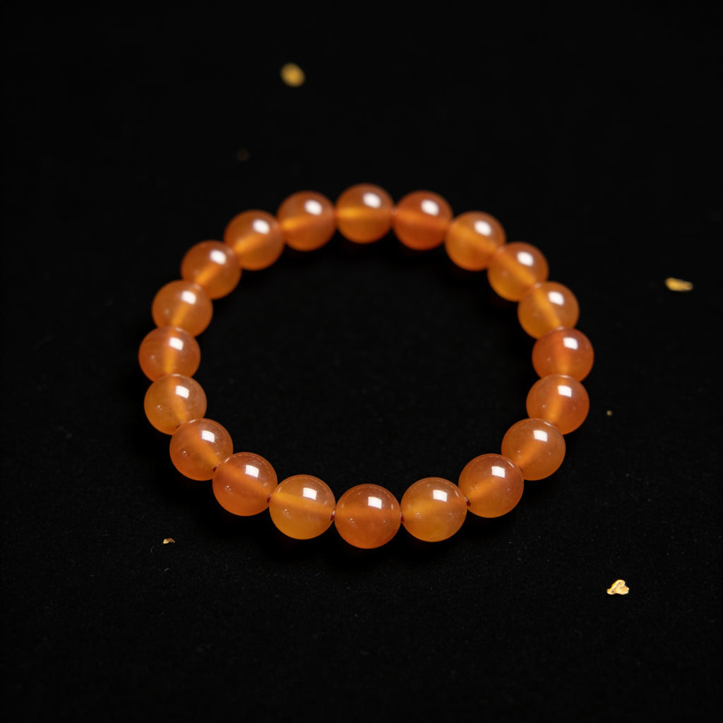 Carnelian Bracelet — Creativity & Drive | Simple Line