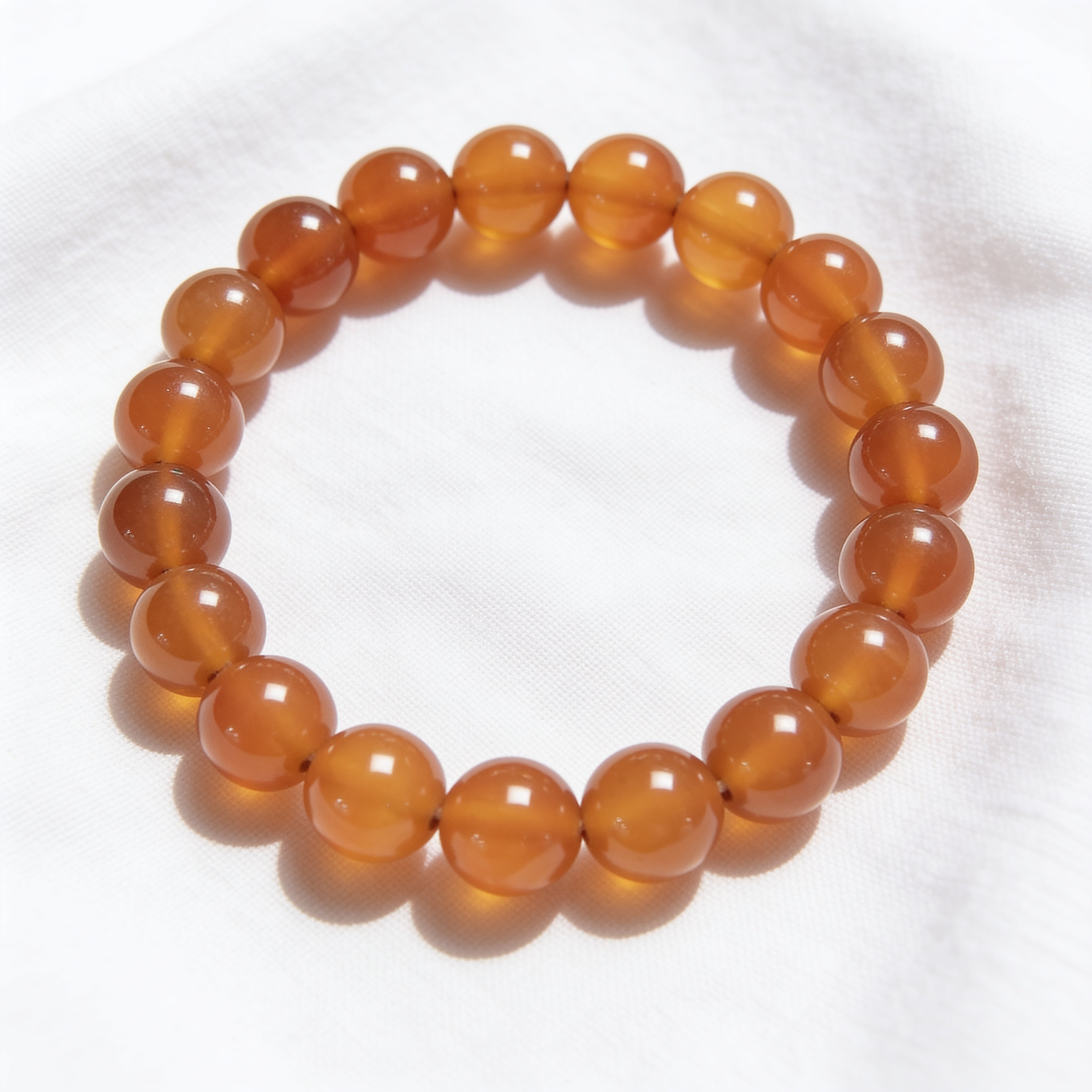 Carnelian Bracelet — Creativity & Drive | Simple Line