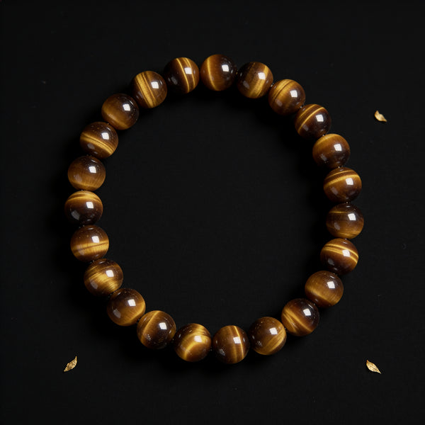 Tiger's Eye Bracelet — Focus & Courage | Simple Line
