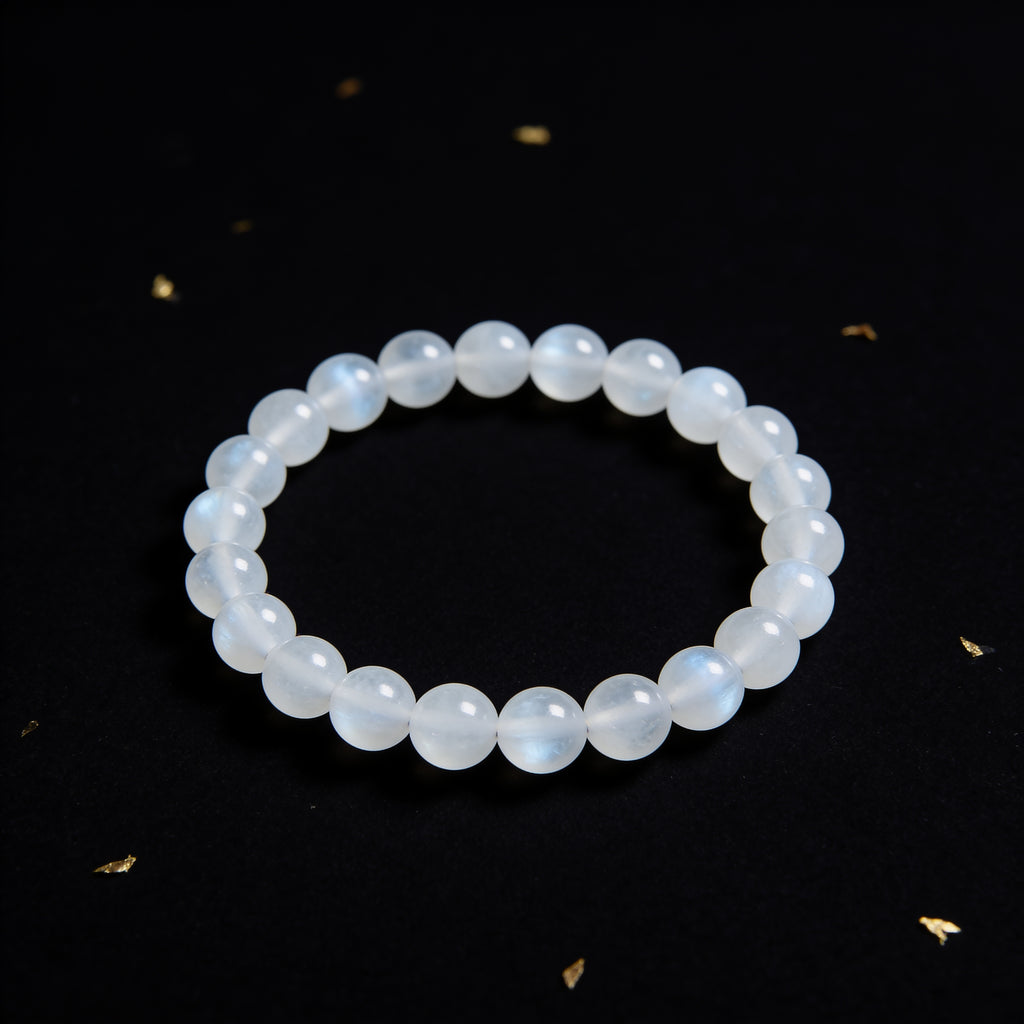 Moonstone Bracelet — Intuition & New Beginnings | Simple Line