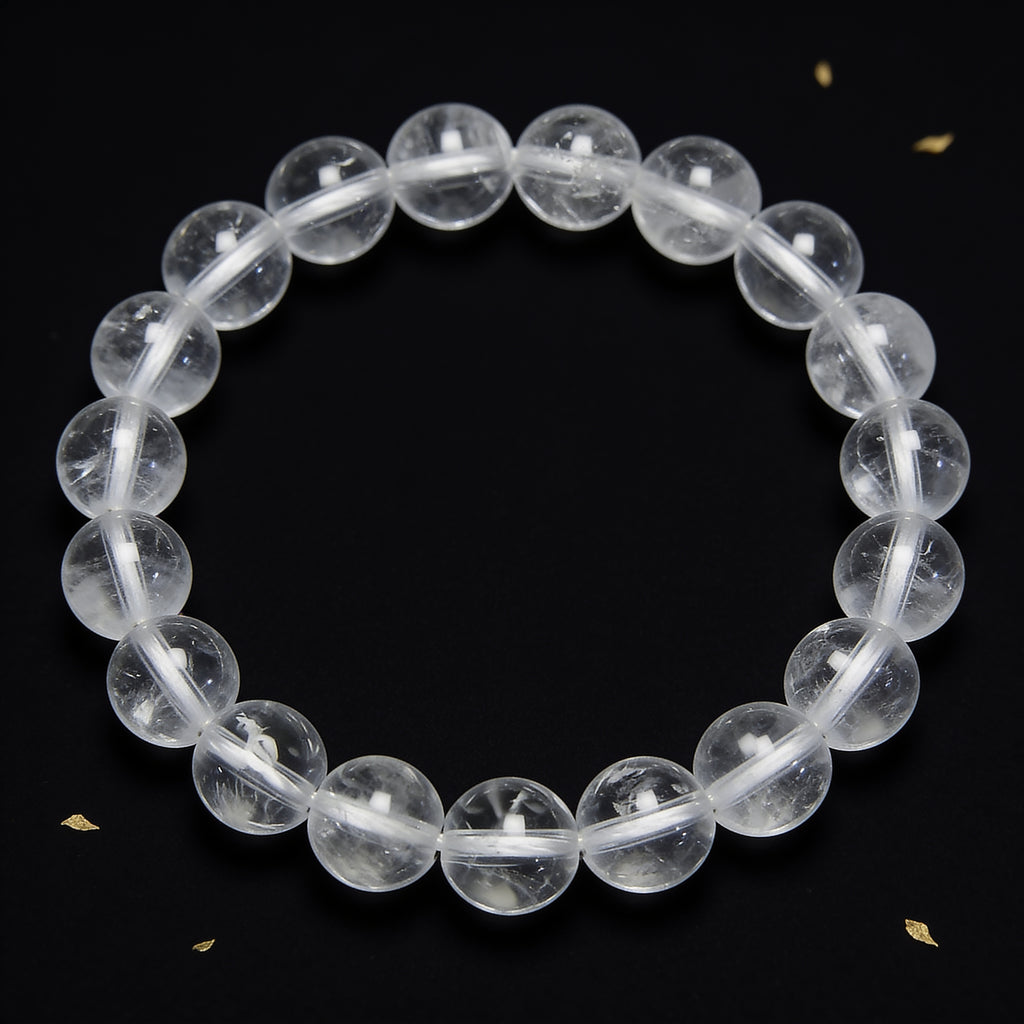 水晶 (クリアクォーツ) ブレスレット — 浄化・万能 | シンプルライン