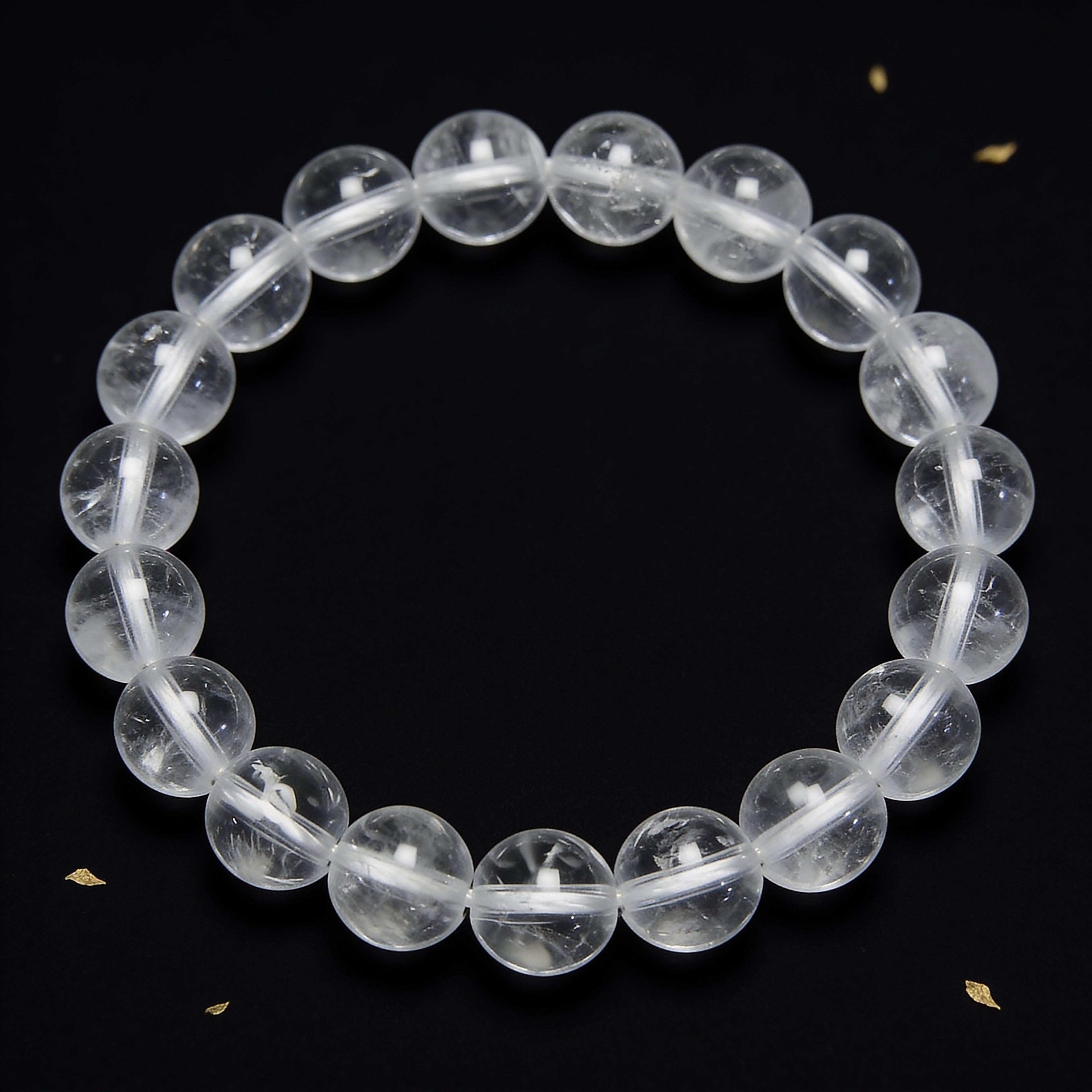 水晶 (クリアクォーツ) ブレスレット — 浄化・万能 | シンプルライン